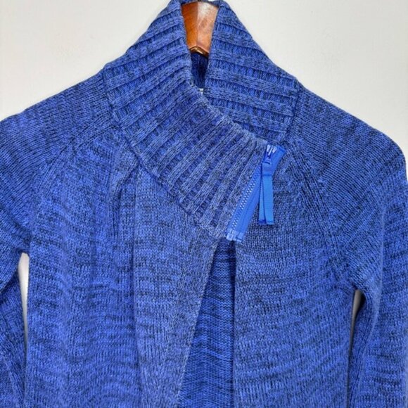 Ivivva Lululemon Size 8 Sweater Cardigan Knit Star Wrap Thumbhole Long Sleeve - Picture 3 of 9